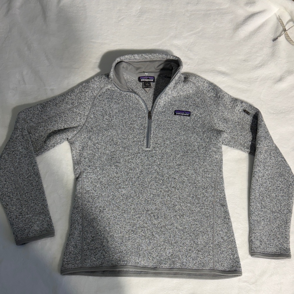Patagonia Gray Heather Better Sweater Pullover with Logo